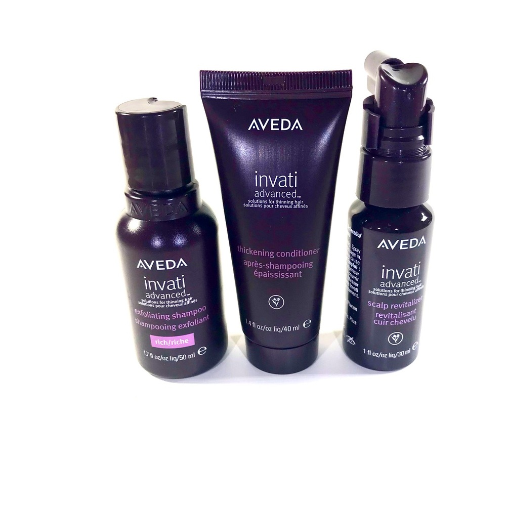New AVEDA Invati Advanced Rich Trio